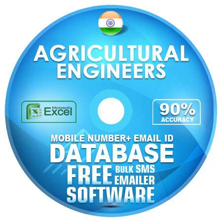 Indian Agricultural Engineers email and mobile number database free download