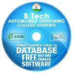 B.Tech-Automobile-Designing-College-Students-india-database