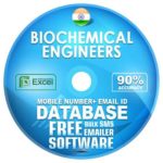 Indian Biochemical Engineers  email and mobile number database free download