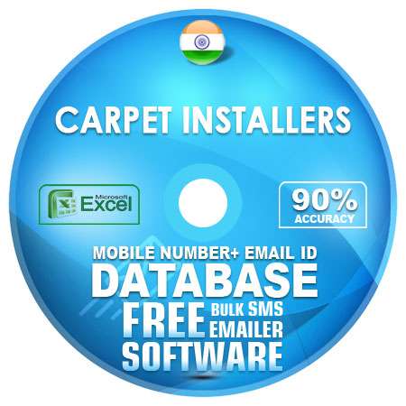 Indian Carpet Installers email and mobile number database free download