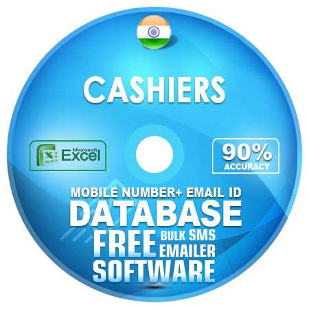 Indian Cashiers email and mobile number database free download