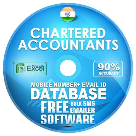 Indian Chartered Accountants email and mobile number database free download