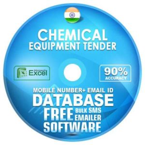 Indian Chemical Equipment Tender email and mobile number database free download