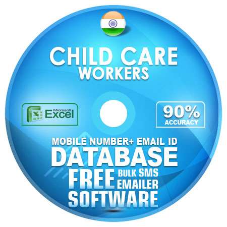 Indian Child Care Workers email and mobile number database free download