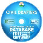 Indian Civil Drafters email and mobile number database free download