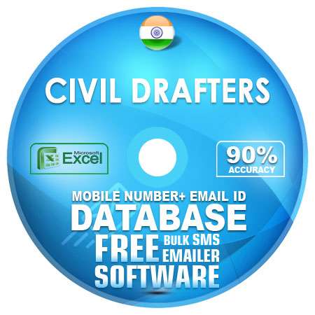 Indian Civil Drafters email and mobile number database free download