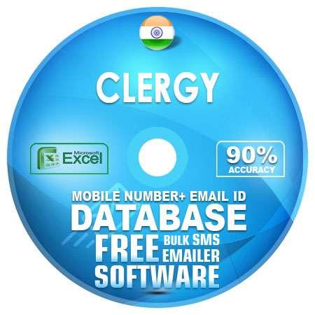 Indian Clergy email and mobile number database free download