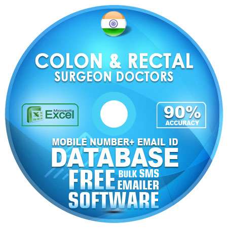 Indian Colon & Rectal Surgeon Doctors email and mobile number database free download