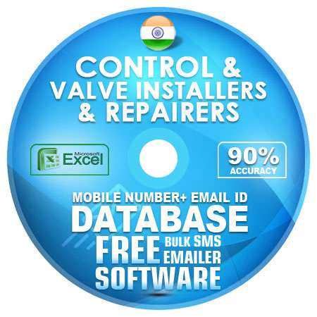 Indian Control & Valve Installers & Repairers email and mobile number database free download