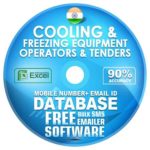 Indian Cooling & Freezing Equipment Operators & Tenders email and mobile number database free download