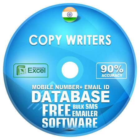 Indian Copy Writers email and mobile number database free download