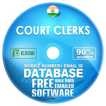 Indian Court Clerks email and mobile number database free download