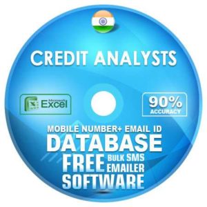 Indian Credit Analysts email and mobile number database free download