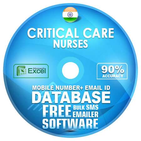 Indian Critical Care Nurses email and mobile number database free download