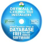 Indian Drywall & Ceiling Tile Installers email and mobile number database free download