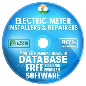 Indian Electric Meter Installers & Repairerss email and mobile number database free download