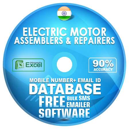 Indian Electric Motor Assemblers & Repairerss email and mobile number database free download