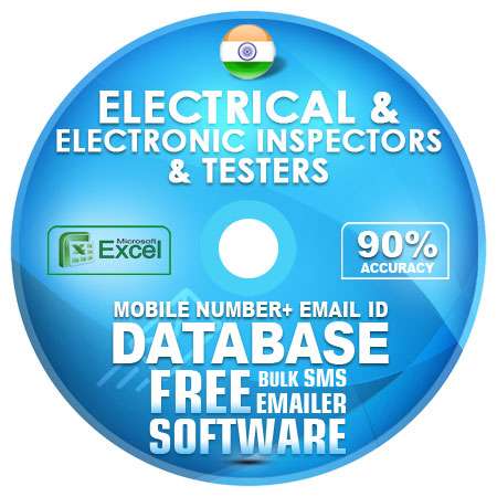 Indian Electrical & Electronic Inspectors & Testerss email and mobile number database