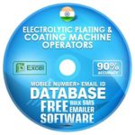 Indian Electrolytic Plating & Coating Machine Operatorss email and mobile number database free download
