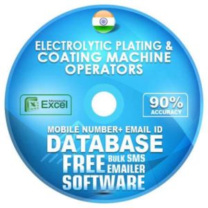 Indian Electrolytic Plating & Coating Machine Operatorss email and mobile number database free download