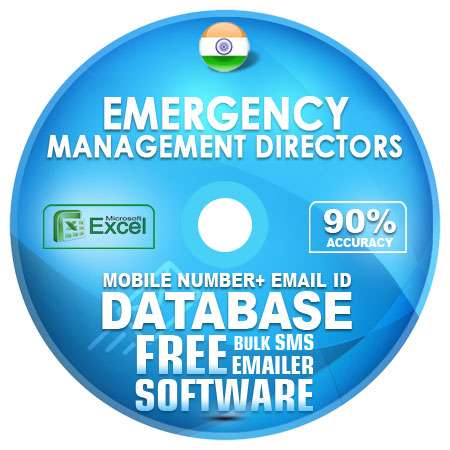 Indian Emergency Management Directors email and mobile number database free download