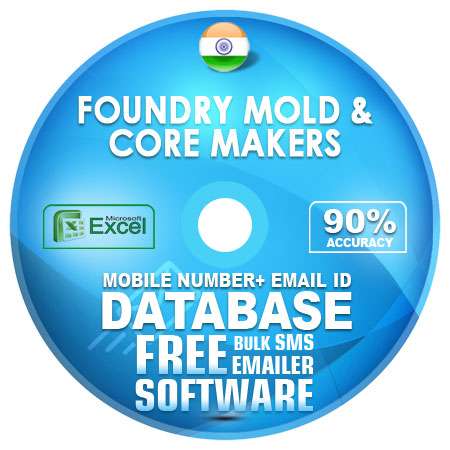 Indian Foundry Mold & Core Makers email and mobile number database free download