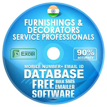 Indian Furnishings & Decorators Service Professionals email and mobile number database free download