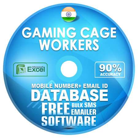 Indian Gaming Cage Workers email and mobile number database free download