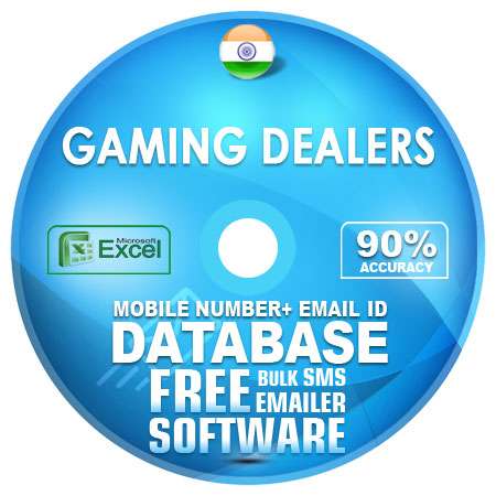 Indian Gaming Dealers email and mobile number database free download