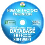 Indian Human Factors Engineers email and mobile number database free download