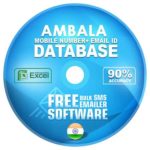 Ambala District  email and mobile number database free download