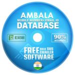 Ambala District email and mobile number database free download