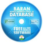 Baran District email and mobile number database free download