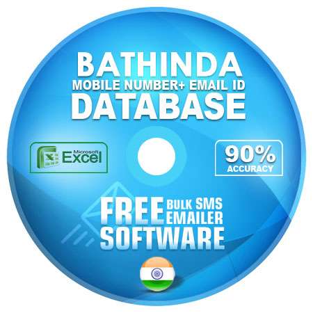 Bathinda District email and mobile number database free download