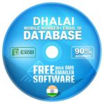 Dhalai District email and mobile number database free download