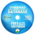 Dharwad District  email and mobile number database free download