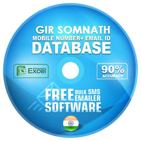 Gir Somnath District email and mobile number database free download
