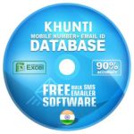 Khunti District email and mobile number database free download
