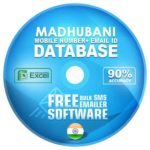 Madhubani District  email and mobile number database free download