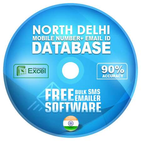 North Delhi District email and mobile number database free download