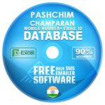 Pashchim Champaran District  email and mobile number database free download