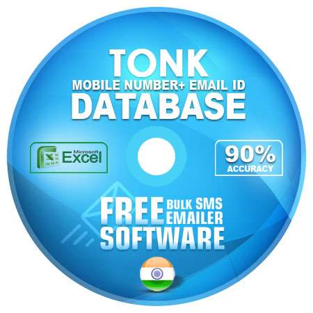 Tonk District email and mobile number database free download