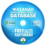 Wayanad District email and mobile number database free download
