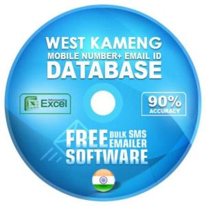 West Kameng District email and mobile number database free download