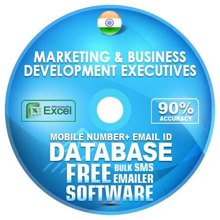 Indian Marketing & Business Development Executives email and mobile number database free download