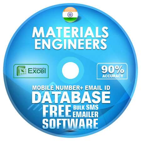 Indian Materials Engineers email and mobile number database free download