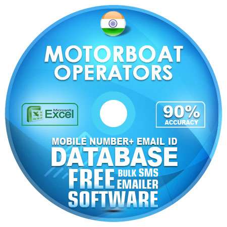 Indian Motorboat Operators email and mobile number database free download