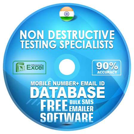 Indian Non Destructive Testing Specialists email and mobile number database free download