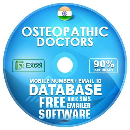 indian Osteopathic Doctors email and mobile number database free download