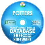 Indian Potters email and mobile number database free download